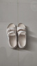 斯凱奇（Skechers）泡泡鞋夏季休閑沙灘鞋涼鞋女鞋厚底舒適軟底運(yùn)動(dòng)拖鞋女 白色/WHT 37 曬單實(shí)拍圖