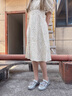 妙麗（Millies）品牌高奢瑪麗珍鞋蝴蝶結(jié)系帶真皮女鞋2025新款小眾法式休閑單鞋 銀色 36 曬單實(shí)拍圖