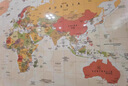 孔匠客廳裝飾畫中國世界省份地圖2025新款沙發(fā)背景墻面掛畫辦公室壁畫 中國+世界+四川 35*50*2+70*50【晶瓷+鋁框】 曬單實(shí)拍圖