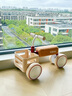kidpop寶寶滑步車兒童平衡車四輪滑行車學步車玩具1-3歲周歲禮物 復古紅 曬單實拍圖