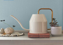 宜家（IKEA）VATTENKRASSE瓦特卡斯防銹灑水壺家用澆花神器長(zhǎng)嘴園藝壺花桶 灑水壺乳白色/金黃色0.9L 曬單實(shí)拍圖
