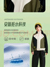 安踏兒童外套男大童裝24冬戶外工裝連帽防風(fēng)風(fēng)暴甲梭織厚外套沖鋒夾克 晨幕白/夢幻黑-1 150 cm 曬單實(shí)拍圖