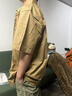 吉普（JEEP）純棉短袖襯衫男士2025夏季新款商務(wù)休閑上衣寬松薄款襯衣外套 曬單實(shí)拍圖