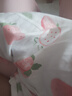 婧麒（JOYNCLEON）嬰兒衣服夏裝寶寶對開連體衣夏季薄款長袖空調(diào)服純棉哈衣兩件裝 愛心草莓+牛油果 66cm 曬單實(shí)拍圖