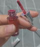 卡姿蘭（Carslan）輕吻唇釉口紅有色唇膏花卉潤唇膏滋潤改善唇紋生日禮物送女生閨蜜 精華唇蜜G104蜜梨紅【1g】 曬單實拍圖