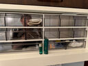 得力（deli）組合抽屜收納盒 學(xué)生文具化妝飾品收納單層 白色一格 1只 PK104 曬單實(shí)拍圖