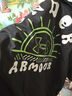 安德瑪（Under Armour）男女童休閑戶外寬松印花圓領(lǐng)短T童裝短上衣252320305 黑色 160 曬單實拍圖