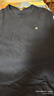 夢(mèng)特嬌法國(guó)新疆棉圓領(lǐng)夏季打底衫男寬松純棉內(nèi)衣純色短袖休閑衣衫 藏青色(高品質(zhì)純棉)短袖 M 【105-125斤】 曬單實(shí)拍圖