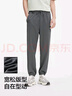森馬（Semir）【大促福袋】休閑褲男女簡(jiǎn)約百搭長(zhǎng)褲夏季運(yùn)動(dòng)風(fēng)潮流褲子 男-K款冷灰【肌理華夫格】 M 曬單實(shí)拍圖