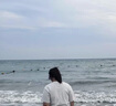 燦圖美式重磅復古涂鴉印花短袖t恤女夏季純棉寬松設計感小眾休閑上衣 白灰色 XL 【建議120-140斤】 曬單實拍圖