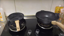 酷季麥飯石鍋具套裝不粘鍋三件廚房廚具全套家用炒鍋電磁爐燃氣灶通用 【經(jīng)典黑】2件 炒鍋+煎鍋 曬單實(shí)拍圖