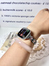 炫戴【貓咪鑲鉆】適用蘋果手表s10表帶金屬apple watch s9腕帶小眾iWatch s8女款se高級s8/s7/s6配件 【銀色-粉鉆】可愛貓咪皓石 38/40/41/42表盤4~10代/se 曬單實拍圖