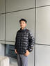 高梵黑金鵝絨服小黑金5.0立領百搭2025年新款男士短外套 黑色 L 曬單實拍圖