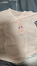 全棉時(shí)代嬰兒針織半背衣無(wú)骨純棉滿月寶寶和尚服嬰兒護(hù)肚上衣 秋瓷粉 59碼 曬單實(shí)拍圖