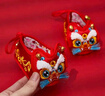 國潮刺繡手工軟底虎頭鞋男女寶寶步前學(xué)步嬰兒龍頭鞋滿月百天周歲 祥云龍虎 12 碼內(nèi)長11cm 曬單實拍圖