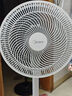 美的（Midea）電風扇家用7葉落地扇搖頭電風扇循臥室宿舍輕音風扇臺式桌面小型風扇臺地兩用升級款 白色丨7葉臺地兩用 曬單實拍圖