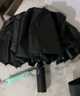 山山全自動防曬遮陽男女兩用晴雨傘加厚結實抗風大號144骨黑 曬單實拍圖