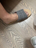 回力亞麻拖鞋男款室內(nèi)居家用吸汗輕盈四季棉麻涼拖HL0080灰色44-45碼 曬單實(shí)拍圖