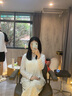UR2025秋季新款女裝簡(jiǎn)約休閑鏤空開(kāi)衩長(cháng)袖T恤UWM450077 本白 (面料微透) XS 曬單實(shí)拍圖