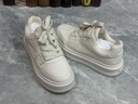 雅格獅丹（Aquascutum）男鞋2025秋季新款輕奢時尚板鞋男士厚底運動休閑小白鞋 白色 41 曬單實拍圖