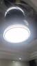 惠普吊扇風扇燈普瑞護眼LED餐廳隱形扇葉遙控調(diào)光一體中山燈具包安裝 曬單實拍圖