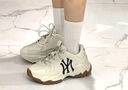 MLB鞋子男女復(fù)古老爹鞋厚底增高百搭運動休閑鞋3ASHC104N-50BGL-230 曬單實拍圖