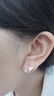 Lnieer999足銀魚尾耳釘養(yǎng)耳洞女款2025新款螺絲擰扣耳環(huán)輕奢高級感耳飾 999足銀魚尾螺旋耳釘（一對） 曬單實(shí)拍圖