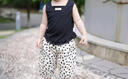 班喜迪女童夏裝套裝2026新款寶寶無(wú)袖背心小童七分褲夏季兒童衣服兩件套 黑色 90 曬單實(shí)拍圖