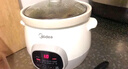 美的（Midea）電燉盅 電燉鍋 養(yǎng)生燉盅 多功能煮粥煲湯鍋智能預約多功能家用白瓷內(nèi)膽燉鍋3L大容量智能預約 MD-DG30E201 3L 曬單實拍圖