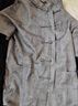 皮爾卡丹父親節(jié)亞麻唐裝男中老年人中式夏季衣服爺爺短袖爸爸夏裝套裝禮物 淺灰色 【套裝】 XL 曬單實拍圖