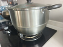 美廚（maxcook）蒸鍋 304不銹鋼32cm單層蒸鍋 加厚復(fù)合底燃?xì)鉅t電磁爐通MCZ2272 曬單實拍圖