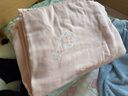 三利 A類(lèi)毛巾被 掌上明豬粉（純棉） 1條 100cm*150cm 曬單實(shí)拍圖