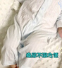 婧麒（JOYNCLEON）嬰兒夏季薄款提花連體衣男女寶寶長(zhǎng)袖空調(diào)服新生兒打底哈衣服 提花藍(lán)長(zhǎng)袖+提花綠長(zhǎng)袖 90cm 曬單實(shí)拍圖