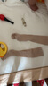 尼多熊嬰兒襪子夏季薄款網眼襪過膝襪新生兒寶寶防蚊襪 曬單實拍圖