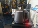 益茶福全自動(dòng)上水電熱水壺茶臺(tái)燒水壺飲水燒水一體機(jī)304食品級(jí)不銹鋼單壺煮茶壺保溫泡茶壺開水壺煲水壺 CD-S05食品級(jí)304不銹鋼黑色 1.2L 曬單實(shí)拍圖