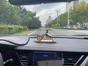 卉香戀太陽能旋轉一路平安鹿車載香薰汽車內(nèi)裝飾用品車用中控臺擺件香氛 【太陽能】一鹿平安-尊貴金 曬單實拍圖