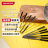 得力（deli）合金銼刀組套整形銼刀打磨棒鉗工什錦銼打磨工具10件套5x180mm 曬單實拍圖