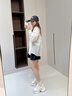 BOSIE 伯喜夏季新款老爹鞋女鞋內(nèi)增高小白鞋學(xué)生潮牌高端網(wǎng)布休閑鞋運動鞋 米色 【網(wǎng)面】 39 曬單實拍圖