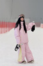 酷峰【極光】滑雪服套裝2025新款專業(yè)3L雪衣雪褲女男外套單板雙板裝備 粉躍上衣【3L單層】 M 曬單實拍圖