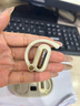 飛利浦（PHILIPS）藍牙耳機掛耳式骨傳導概念開放式跑步運動耳機通話降噪適用于華為蘋果小米TAT4769白 曬單實拍圖