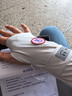 TUTORGOOSE新款夏季鵝奢防曬冰袖男戶外游玩冰絲手袖開車防紫外線袖套女款 淺灰 均碼 曬單實(shí)拍圖