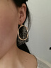 Jay無(wú)痛蚊香盤耳夾無(wú)耳洞女夸張大耳圈耳環(huán)送閨蜜送女友生日禮物 曬單實(shí)拍圖