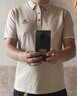 JEEP SPIRIT吉普短袖T恤男士polo衫夏季上衣服男裝潮流高端半袖 杏色 2XL 曬單實(shí)拍圖