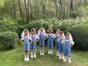 冰雪木棉兒童長(zhǎng)筒襪子女童夏季薄款網(wǎng)眼小腿過(guò)膝白色男童學(xué)院風(fēng)百搭足球襪 曬單實(shí)拍圖