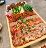 雙耳竹木托盤(pán)下酒菜農家樂(lè )飯店手把肉羊排羊腿涼菜拼盤(pán)餐具 加厚款雙耳托盤(pán)【44*30*3】 曬單實(shí)拍圖