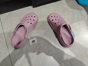 斯凱奇（Skechers）洞洞鞋女士夏季透氣戶外沙灘鞋休閑涼拖鞋111514 桃粉色/PCH 40 曬單實拍圖