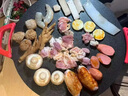 RASW【德國】電烤盤家用烤肉鍋烤肉盤無煙麥飯石圓形2-8人不粘多功能大功率烤鍋燒烤煎肉電燒烤爐 40CM 麥飯石電烤盤 1層 曬單實拍圖