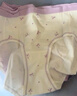 全棉時代內(nèi)褲女士純棉中腰三角褲少女印花3條裝 小愛心+蝴蝶結(jié)+霧光紫 165 曬單實拍圖
