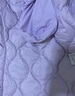 波司登（BOSIDENG）谷愛凌同款輕薄鵝絨羽絨服女短款連帽葫蘆紋修身連帽便捷收納外套 薰衣草紫6001 M 165/88A 曬單實(shí)拍圖