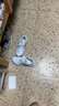 亞瑟士（ASICS） 網(wǎng)球鞋新款男小德配色耐磨防滑運動鞋GEL-GAME FF室內(nèi)綜合運動鞋 白色/黑色/1041A489-101 40.5 曬單實拍圖